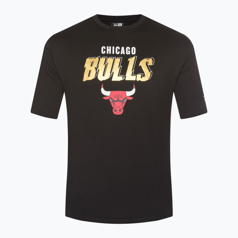 Ανδρικό New Era Team Script OS Tee Chicago Bulls μαύρο 6